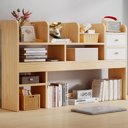 Desktop storage rack